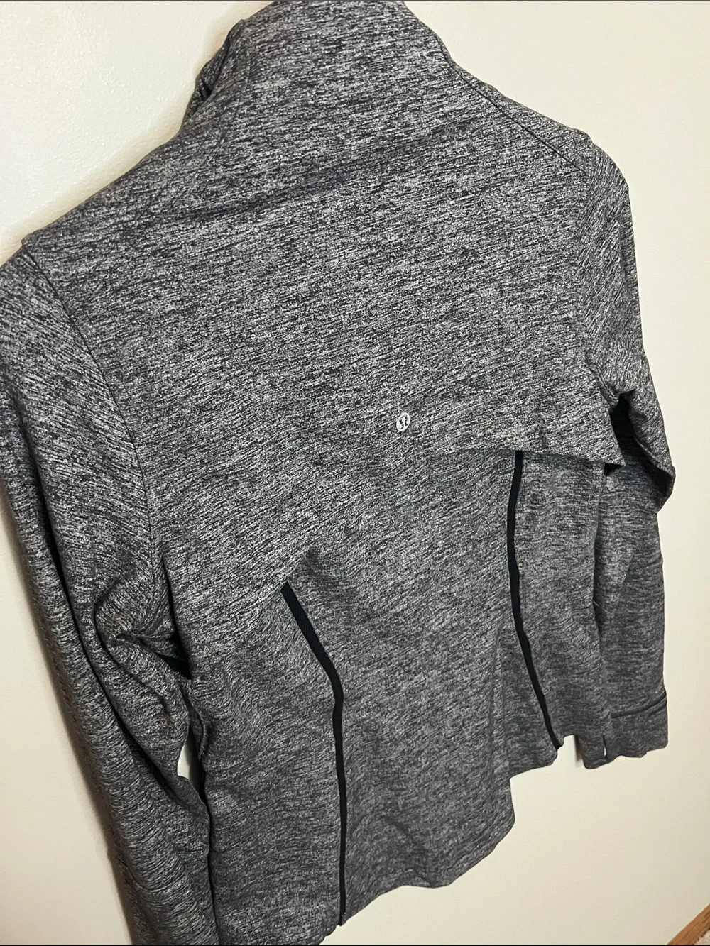 Lululemon Define Jacket Wing Mesh Heathered Black, Women’s Size 10